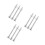9Pcs Cake Decoration Tools Silver Flower Nail Icing Rose Baking Sticks 5
