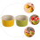 2Pcs Ceramic Baking Bowl Set Round Shape Assorted Color Kitchenware 10
