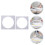 2 Pezzi Stampo Per Cake Quadrato In Acrilico Accessori Per Dolci 5