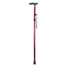 (red, 85 95cm) Foldable Anti-Slip Trekking Poles for Elderly
