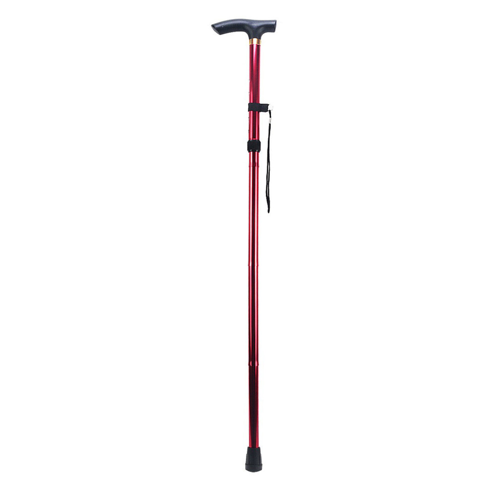 Dachuang Beauty Red (, 85 95Cm) Foldable Anti-Slip Trekking Poles For Elderly
