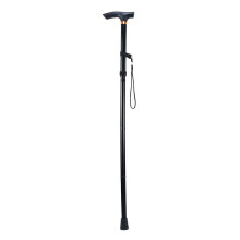 (Black, 85 95cm) Foldable Anti-Slip Trekking Poles for Elderly