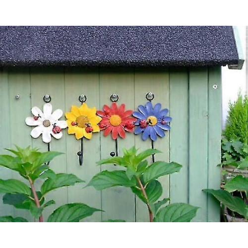 (set 2)Plant Wall Hooks Wall Mounted, Art Flower Iron Hook, Home Decoration 2