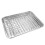 3Sets Multi-Color Stainless Steel Baking Pan with Wire Rack for Frying 2