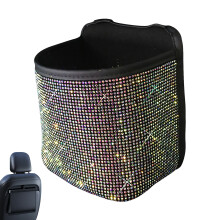 (Hot diamond storage bag [color diamond]) Car Seat Hanging Bag for Snacks & Drinks