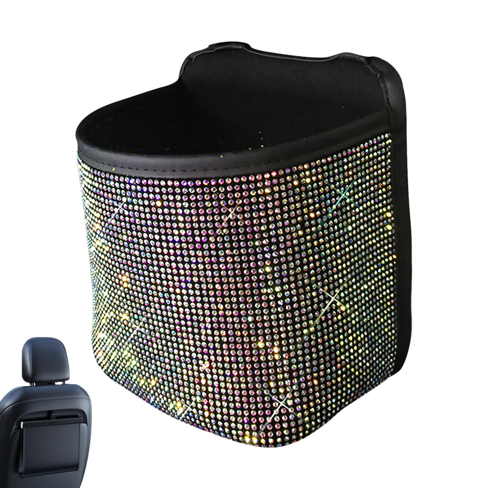 Dachuang Beauty (Hot Diamond Storage Bag [Color Diamond]) Car Seat Hanging Bag For Snacks & Drinks