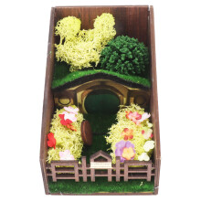 Dekorative Kiefernholz-Buchstützen 18x12,5x14 cm für Bibliotheken