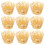 3 Pack Cake Wedding Topper Cupcake Liners For Baking Golden 2