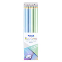 (Box packed) 12 Rainbow HB Pencils for Kids Gift
