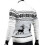 (2XL,White)Men Christmas Jumper Sweater Pullover Tops 3