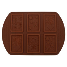 1St Silicone Bakvorm Voor Chocolade En Koffiekleurig
