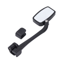 ABS HD Anti-Fog Bike Rear View Mirror, Adjustable Wide Angle Lightweight