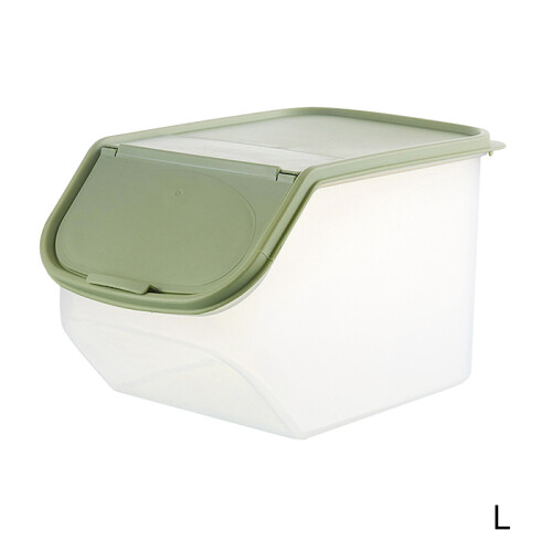 (L) Rice Storage Container with Lid - Moisture Proof