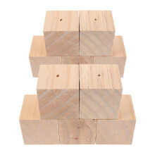 20Pièces Table De Placement Fleur En Bois Kaki Pour Décoration Gâteaux