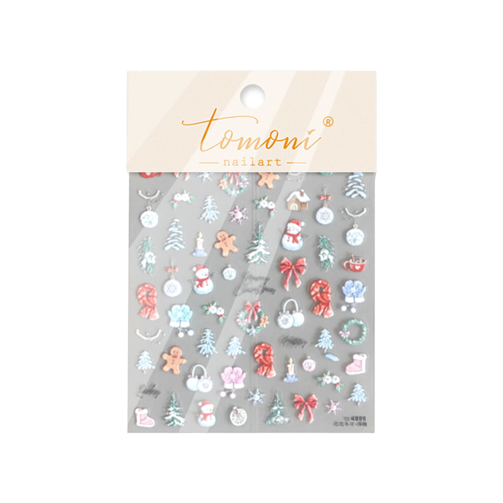Dachuang Beauty (1) Snowman Nail Stickers For Party