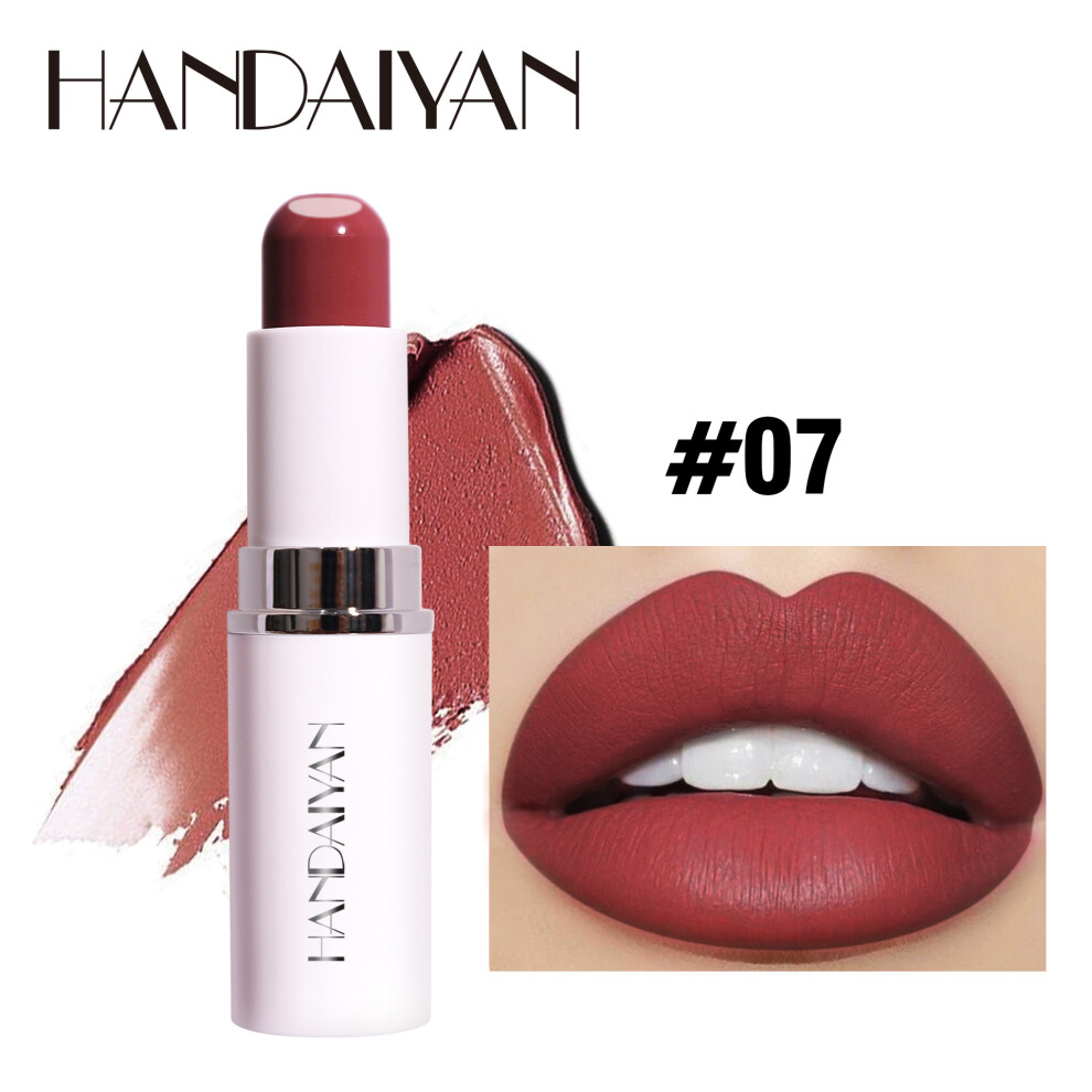(07#) Lipstick two-in-one lipstick lipstick matte moisturizing 8-color sandwich lipstick