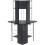 Compact Corner Computer Desk Workstation with Shelves for Home Office PC8g Black 2