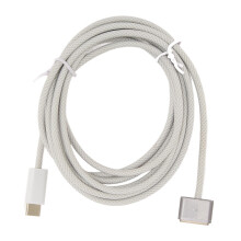 140W USB-C bis MagSafe 3 Schnellladekabel für OS Laptop Pro 2021/2023 Dunkelgrau