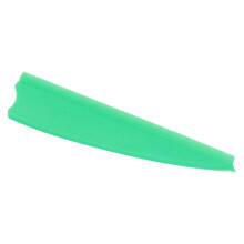 50 Stück grüne Plastik-Pfeilfeder für Outdoor-Bogenschießen, 50 mm