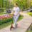 Homcom HOMCOM Folding Kick Scooter for 14+ w/ Adjustable Height, Red 1