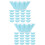 200Pcs Sky-Blue Baking Paper Cupcake Liners for Baking and Treats 2