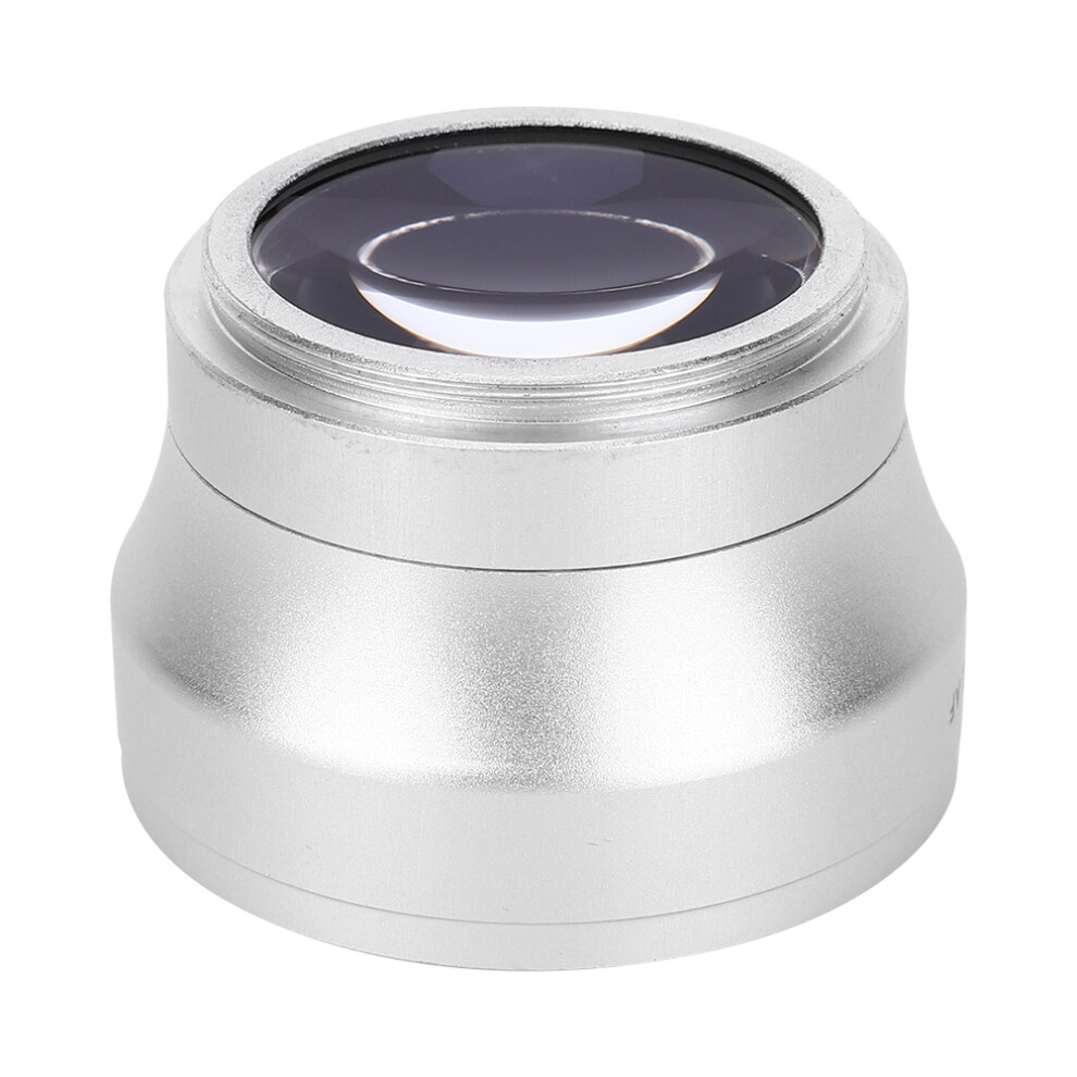 37Mm 0.45X Wide Angle Camera Lens For Enhanced Shots Silver 9431392208407