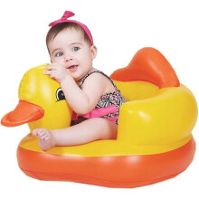 Inflatable Baby Seat for Babies 3 Months to 3 Years, Non-Slip Safety Design, Indoor and Outdoor Baby Sofa with Breathable Cushion