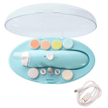 Electric Nail Clipper for Babies, Ultra-Quiet Rechargeable with LED Light and Dust Cover, Suitable for Newborns to Toddlers