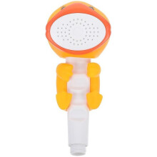 Duschkopf für Kinder, gelb-weißer Anti-Schrei-Badestrahl für Kinder, aus ABS-Vinyl für Kleinkinder und Vorschulkinder
