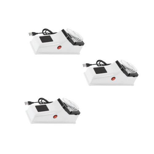 3St Draagbare Elektrische Messenslijper Keukengadget Met USB Wit 2