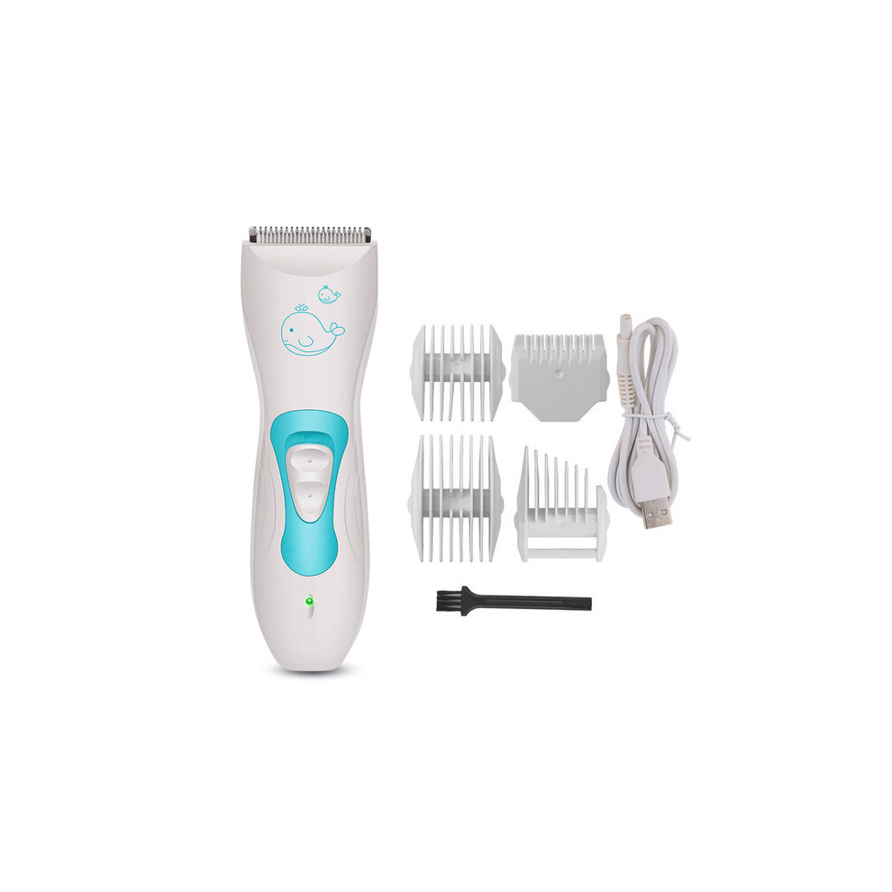Baby Hair Clippers, Quiet and Waterproof Rechargeable Trimmer for Kids with Wireless Charging, Children's Haircut Kit