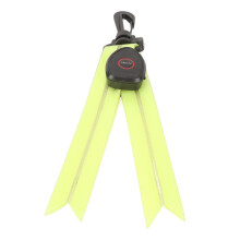 PVC Reflektierende Anhänger Wasserdichter LED Leuchtendiagramm Schlüsselanhänger für Radfahren Haustier Grün