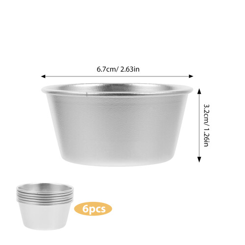 Baking Molds Non Stick Heat Resistant 6pcs 1