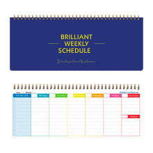 (Blue) Weekly Planner Notebook for Business & Study