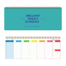 (Clear) Weekly Planner Notebook for Business & Study
