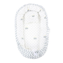 Ninho Portátil para Bebê para Viagens, Algodão Respirável Lavável, Tamanho Ajustável 50x85cm com Alça