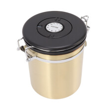 Sealed 1.5L 304 Stainless Steel Coffee & Tea Canister Storage Tank