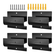4 Stuks Ladderhaken voor Garagewand, Zware Wandhaken voor Ladder, Terrasmeubilair, Kruiwagen, Stoel en Ladder