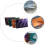 500Pcs Assorted Color Candy Wrapping Paper Plastic for Party Packaging 3