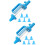 2Sets Cake Decorating Tools Blauw Voor Huiselijk Bakken En Versieren 5
