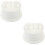 2St Wit Foam Taartmodel Voor Creatief Cake DIY Oefenen 6