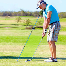 (Blue (two packs)) Golf Training Sticks for Beginners & Pros