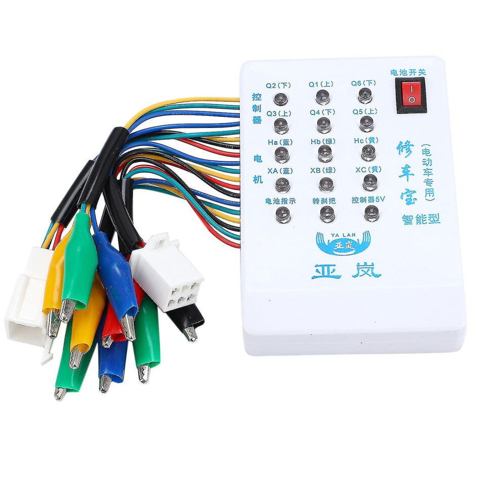Portable Tester For Brushless Motor Controller 24V-72V, Diagnostic Tool For Motor Hall Sensor Phase Winding, Ev Maintenance Tool 6901508252738