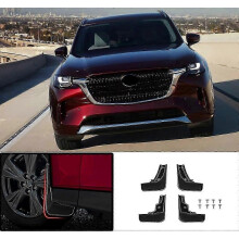 Mud Flaps 4-Piece Set Compatible with Mazda CX-60 2025, ABS Plastic Splash Guards, Tyre Protection