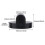 Βάση γρύλου συμβατή με Audi TT R8, μαύρο λάστιχο 69 x 41 mm, προστασία πλαισίου 1