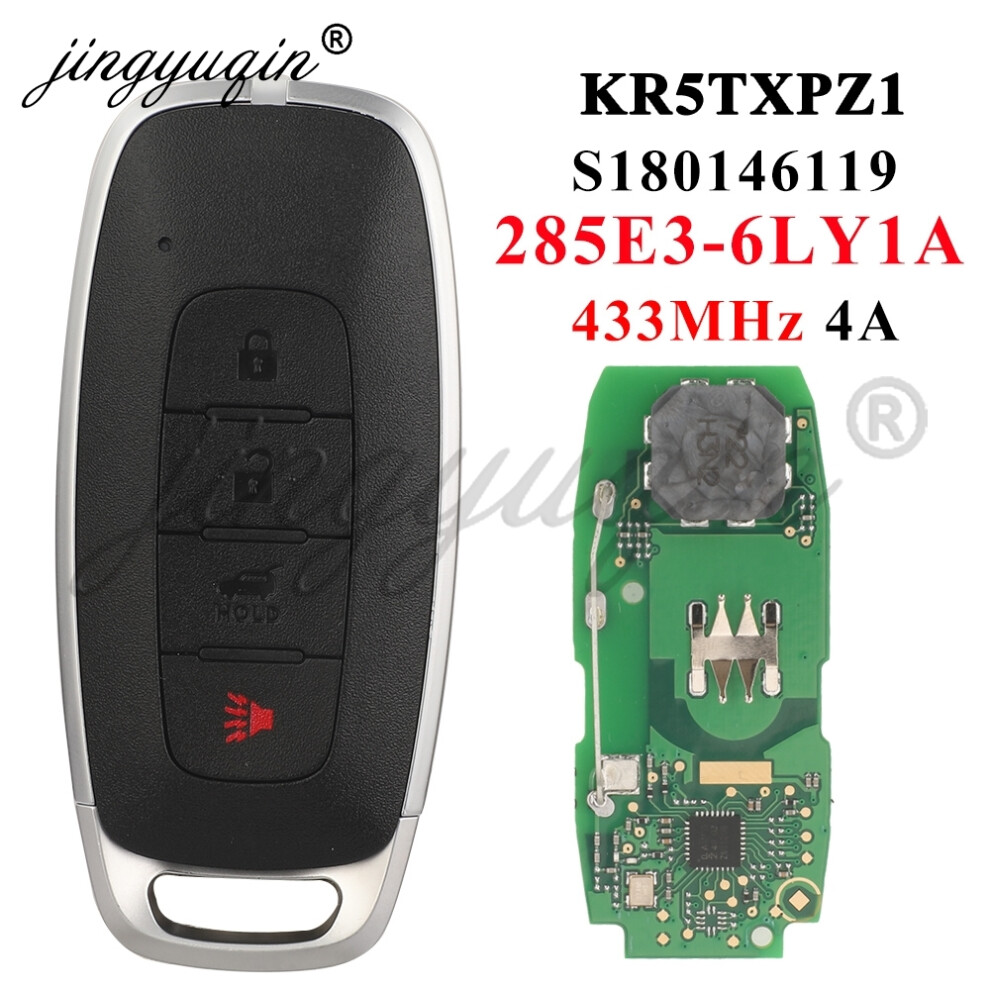 S180146119 Kr5txpz1 433Mhz 4A Car Remote Control Key For Nissan Versa 2023 2024 Auto 4Bt Smart Keyless Fob 285E3-6Ly1a 6935161687156