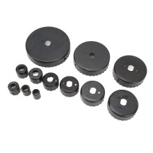 Ensemble de 16 perceuses à trou en acier carbone pour plaques de plâtre, kit de mèches à perceuse