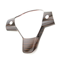 Steering Wheel Cover Compatible with Tesla Model 3 Model Y, Carbon Fibre Look Peach Wood Grain Trim for Interior Protection