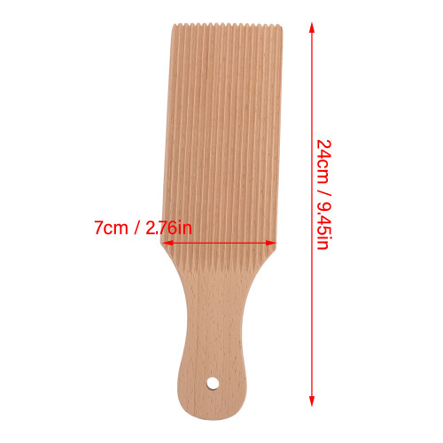 Beechwood Gnocchi Board with Easy Grip Handle Pasta Making Tool for Home Use 1