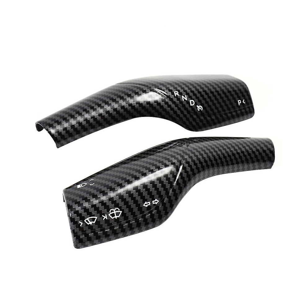 Gear Shift Cover Compatible With Tesla Model 3 Y - Glossy Carbon Fibre Pattern 6901508268456